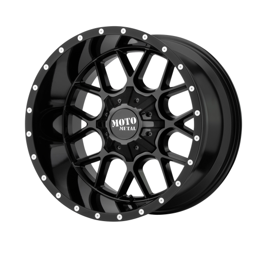 SIEGE 20x9 Blank GLOSS BLACK (18 mm) - Tires and Engine Performance