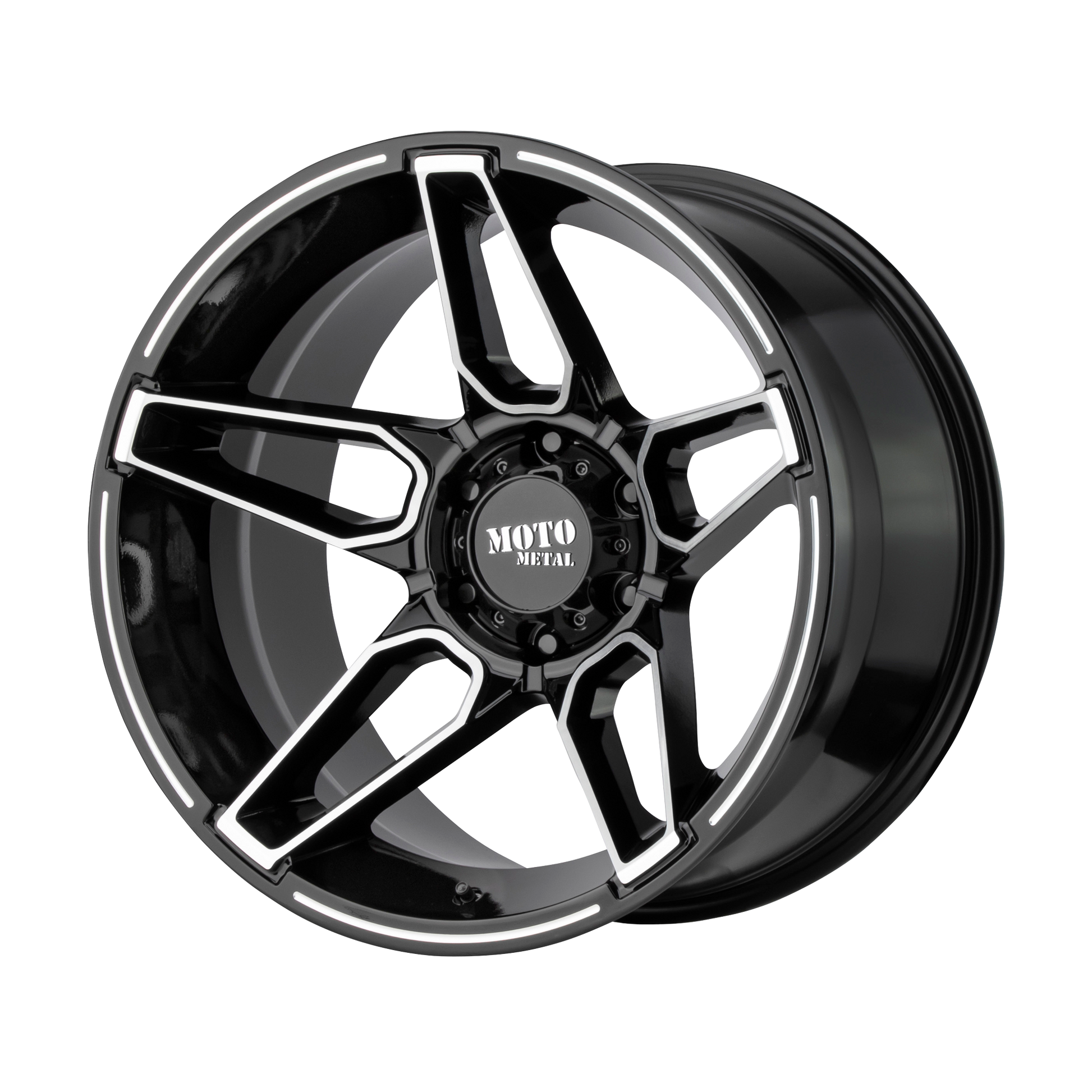 FANG 20x12 6x135.00 GLOSS BLACK MACHINED (-44 mm) - Tires and Engine Performance