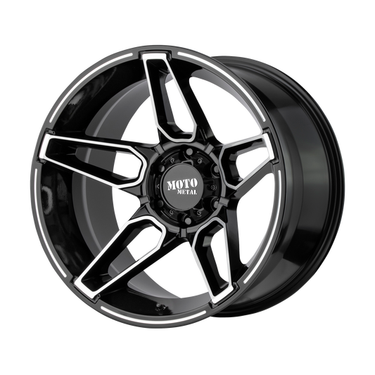 FANG 20x12 6x135.00 GLOSS BLACK MACHINED (-44 mm) - Tires and Engine Performance