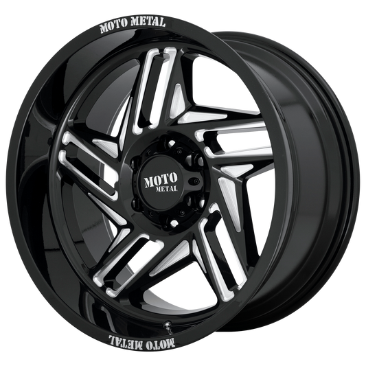 RIPSAW 20x10 6x139.70 GLOSS BLACK MILLED (-18 mm) - Tires and Engine Performance
