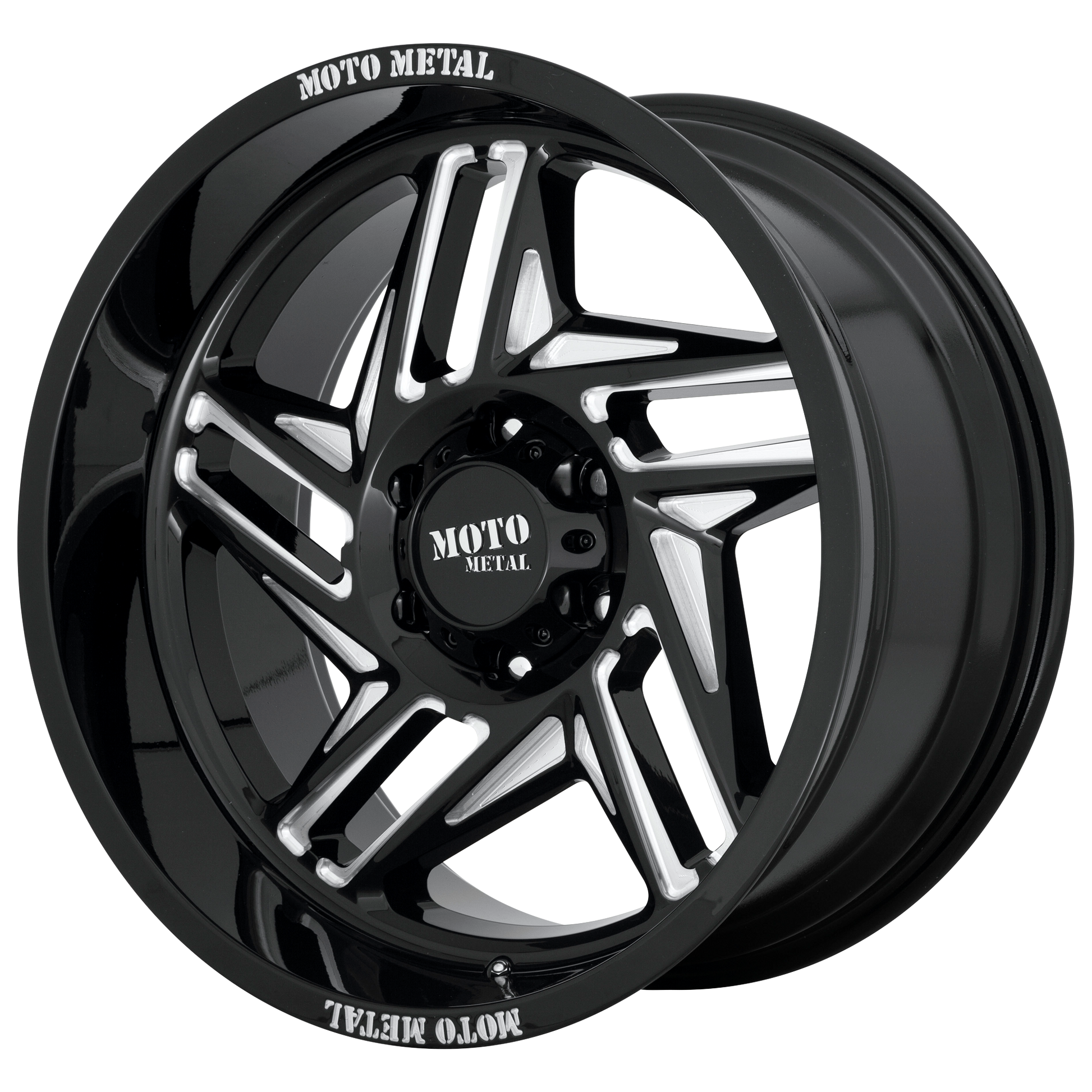 RIPSAW 20x10 6x135.00 GLOSS BLACK MILLED (-18 mm) - Tires and Engine Performance
