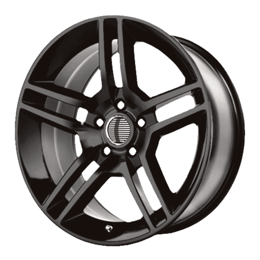 101C 18x9 5x114.30 GLOSS BLACK (30 mm) - Tires and Engine Performance