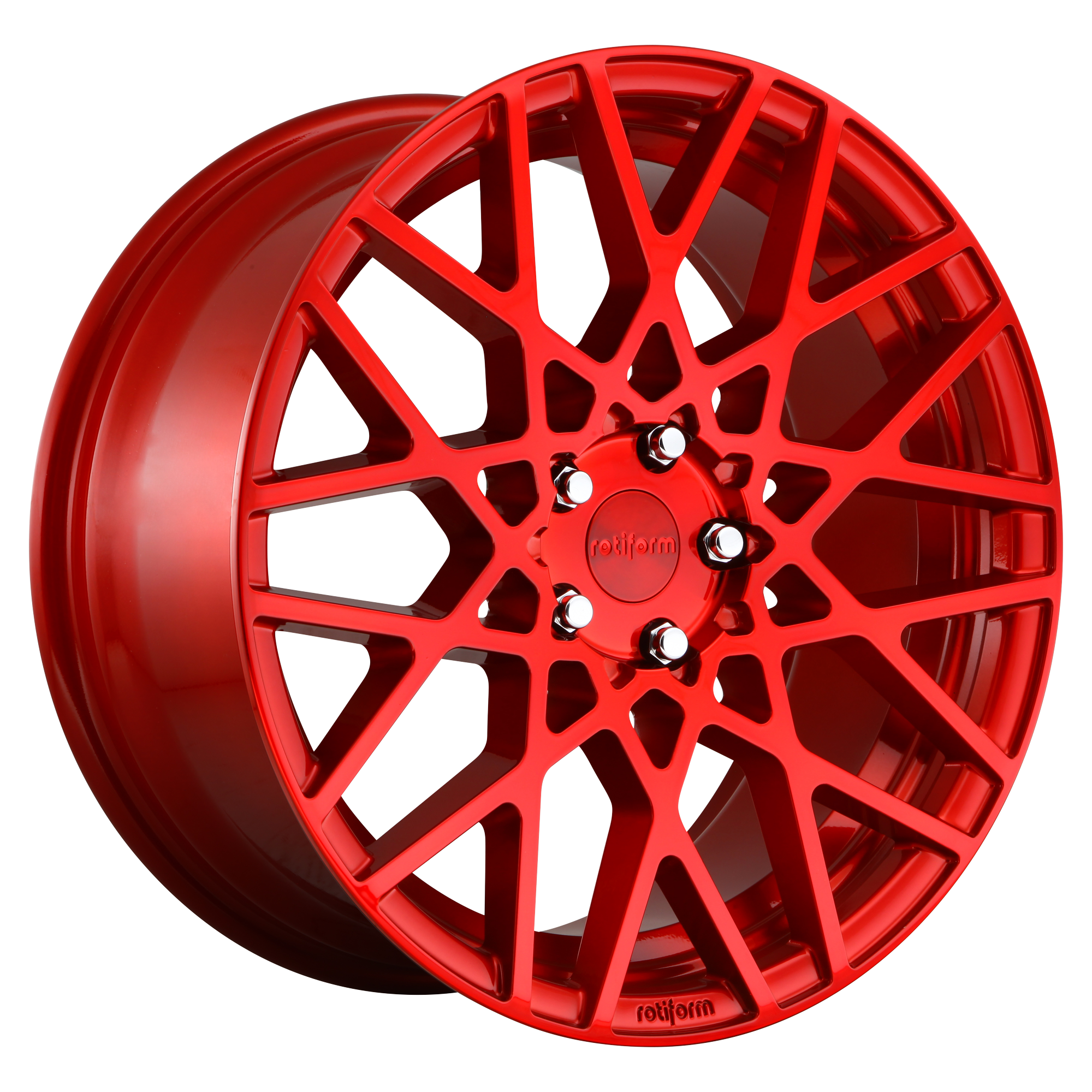 BLQ 18x8.5 5x112.00 CANDY RED (45 mm) - Tires and Engine Performance