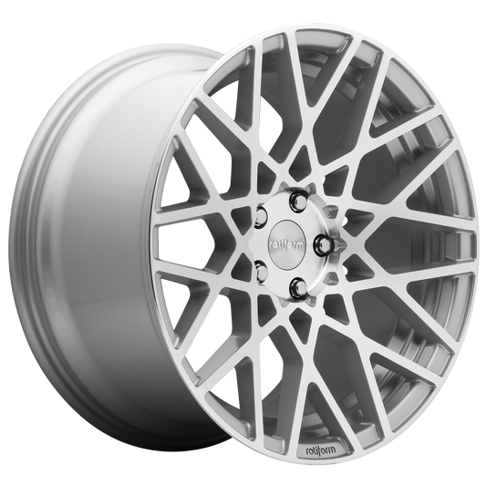 BLQ 18x8.5 5x100.00 GLOSS SILVER MACHINED (35 mm) - Tires and Engine Performance