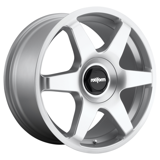 SIX 18x8.5 5x100.00/5x112.00 GLOSS SILVER (35 mm) - Tires and Engine Performance