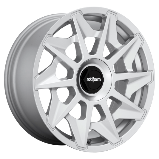 CVT 19x8.5 5x100.00/5x112.00 GLOSS SILVER (35 mm) - Tires and Engine Performance