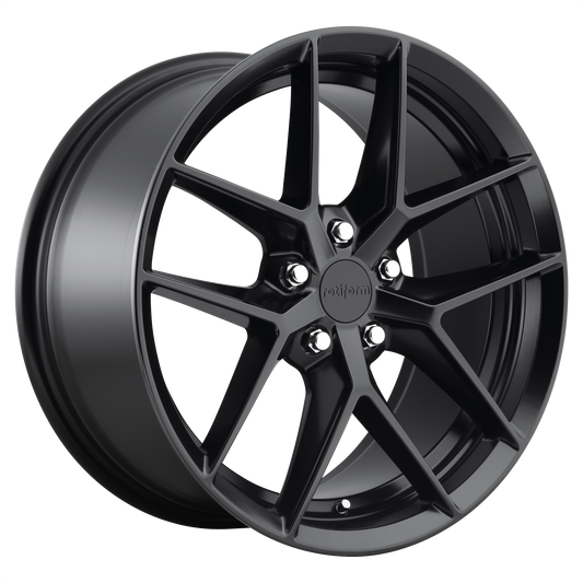 FLG 18x8.5 5x114.30 MATTE BLACK (45 mm) - Tires and Engine Performance