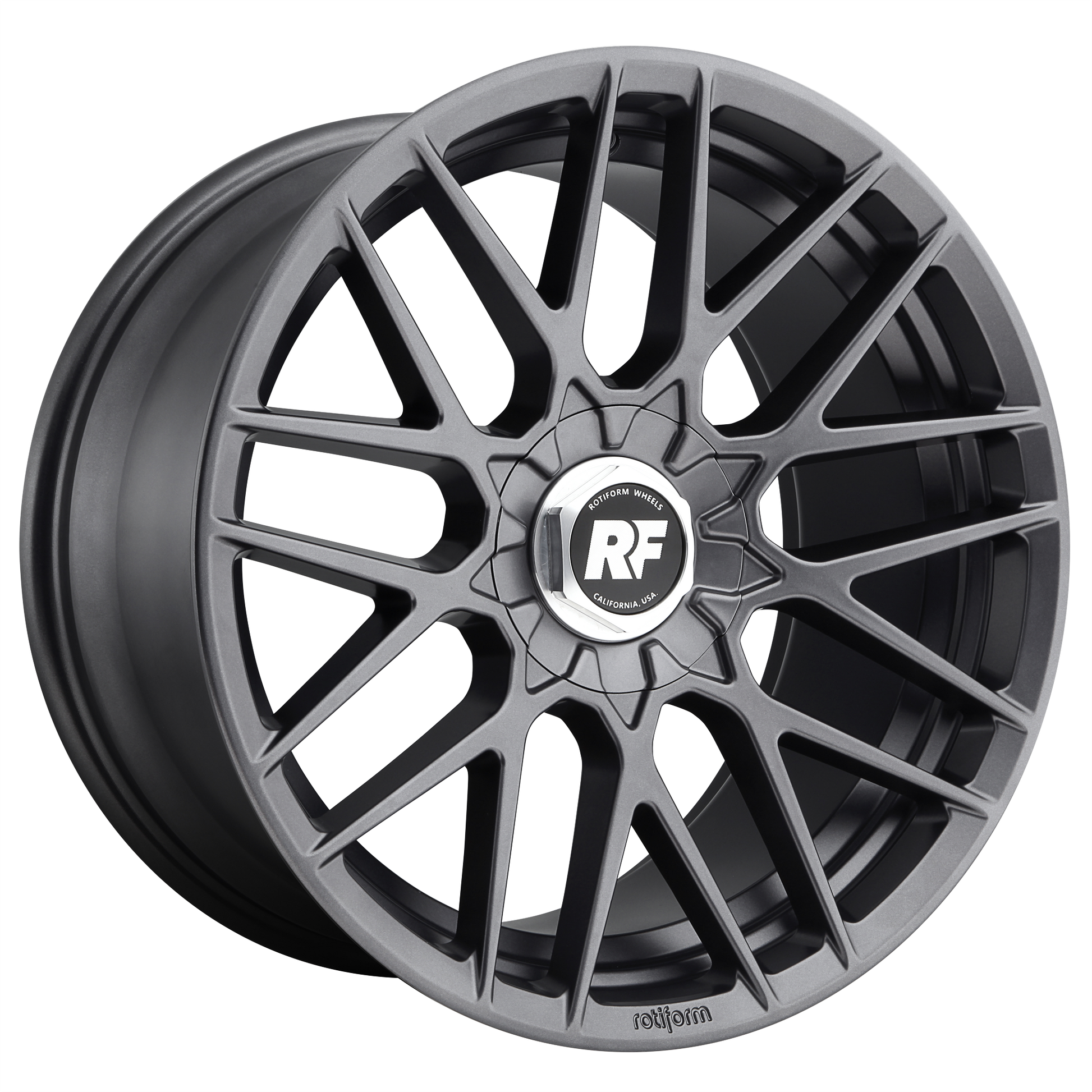 RSE 18x8.5 Blank MATTE ANTHRACITE (45 mm) - Tires and Engine Performance
