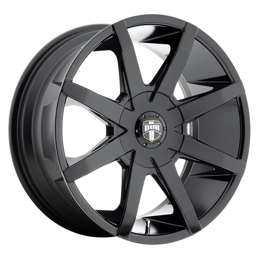 PUSH 24x9.5 6x135.00/6x139.70 GLOSS BLACK (25 mm) - Tires and Engine Performance