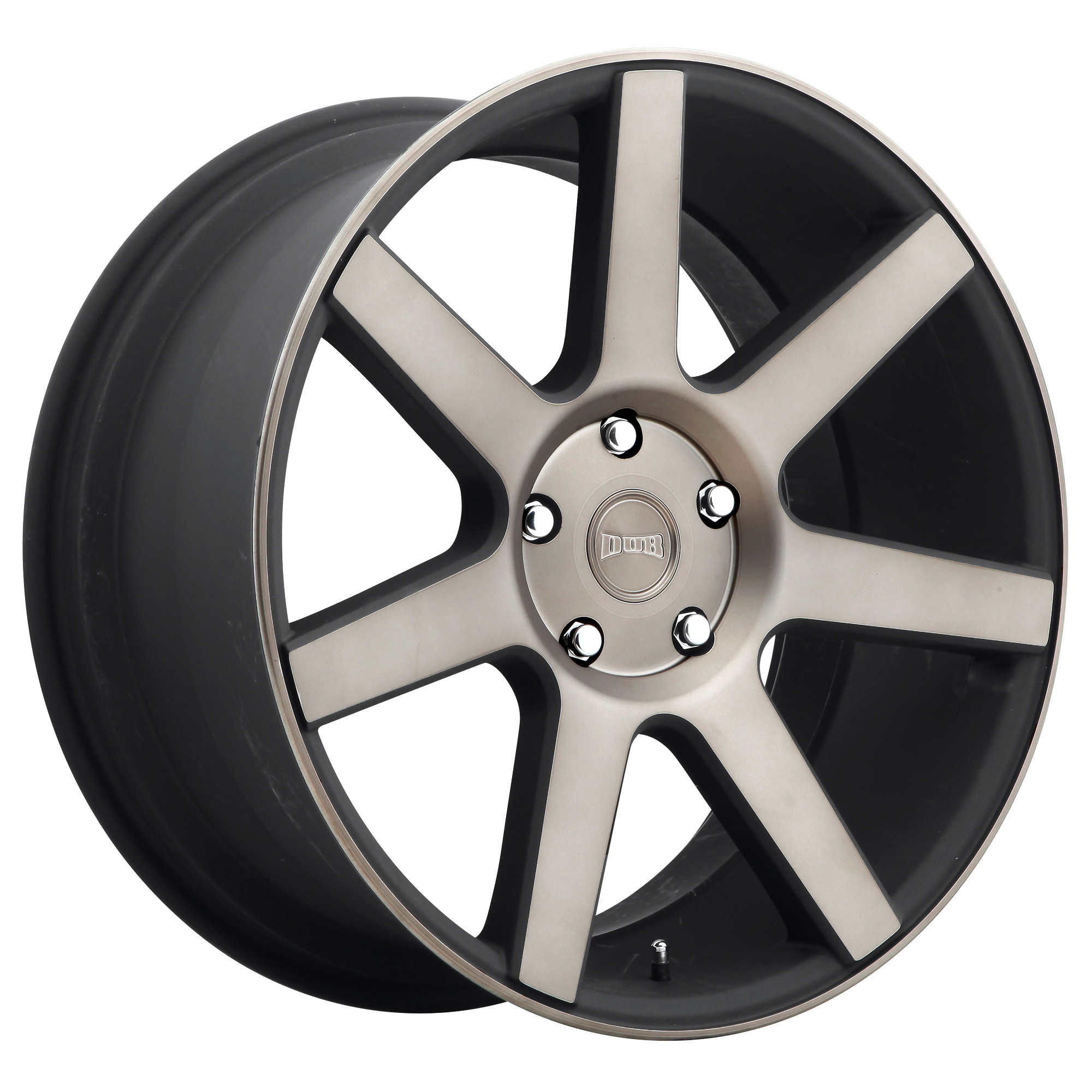 FUTURE 22x9.5 6x139.70 MATTE BLACK DOUBLE DARK TINT (19 mm) - Tires and Engine Performance