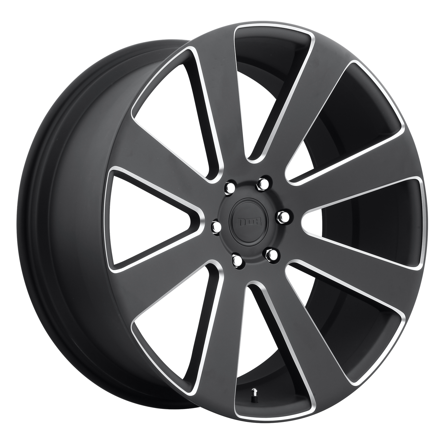 8-BALL 26x10 6x139.70 MATTE BLACK MILLED (30 mm) - Tires and Engine Performance