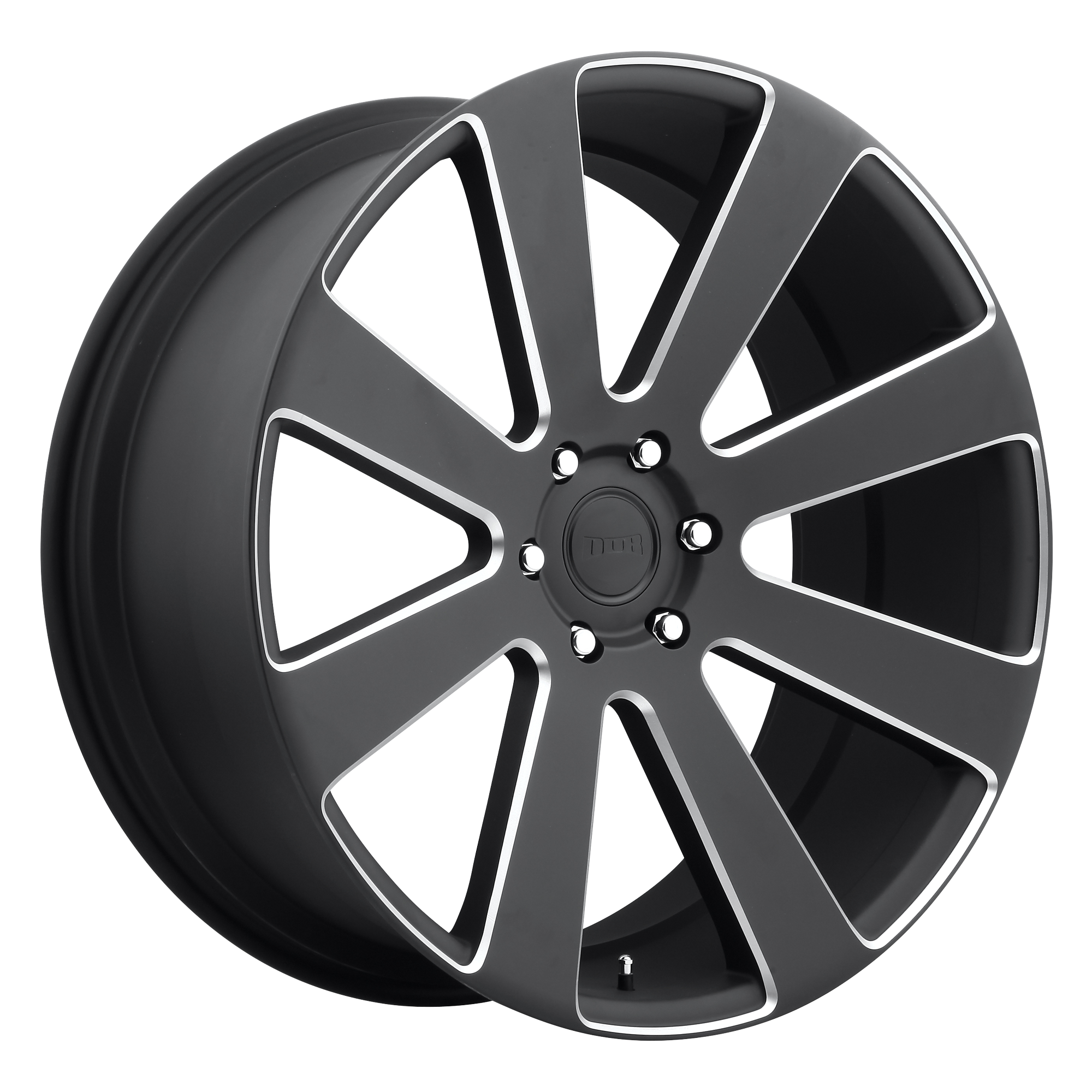 8-BALL 24x10 6x139.70 MATTE BLACK MILLED (20 mm) - Tires and Engine Performance