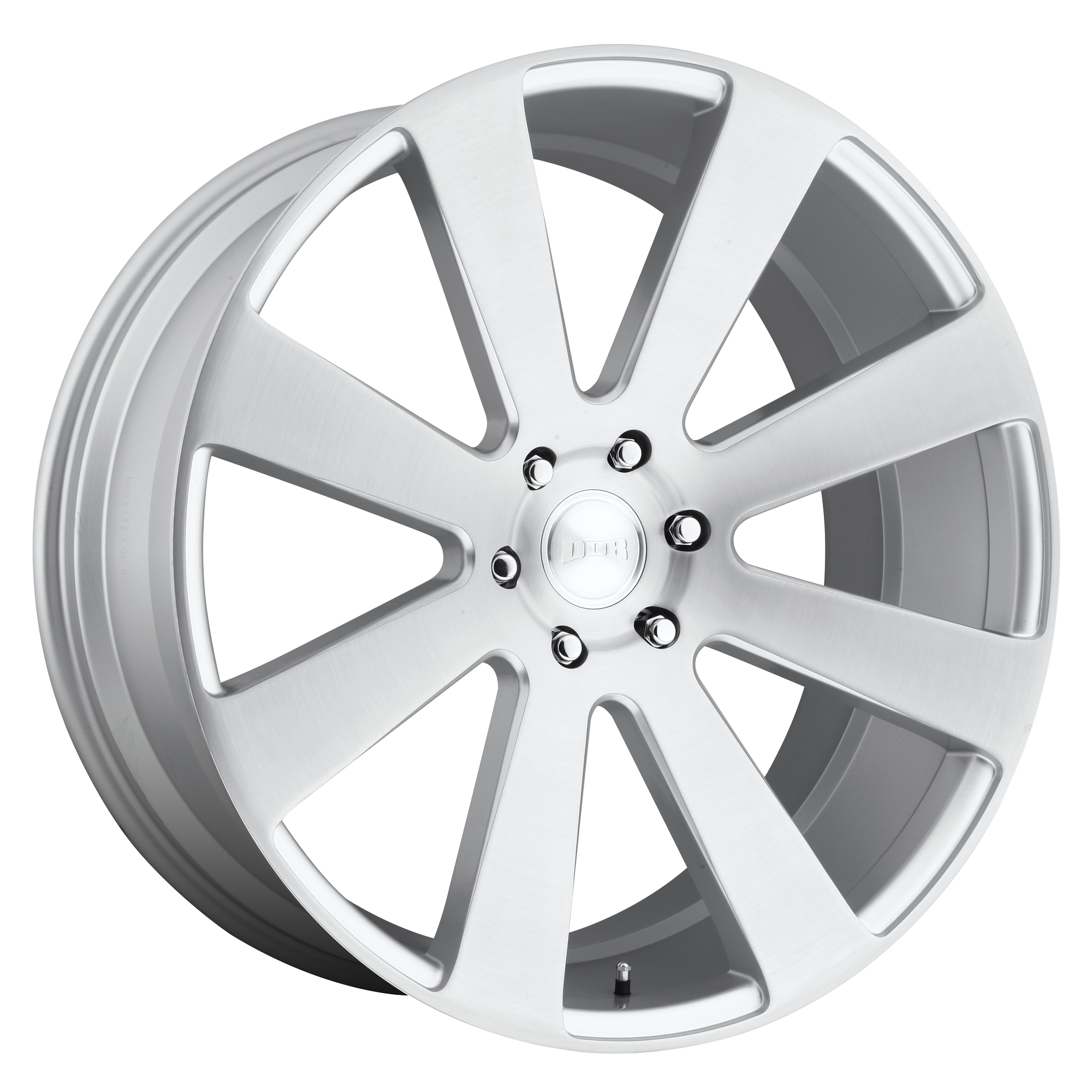 8-BALL 22x9.5 6x139.70 GLOSS SILVER BRUSHED (20 mm) - Tires and Engine Performance