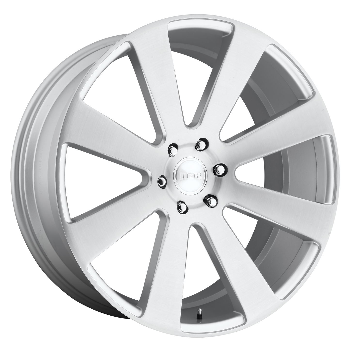 8-BALL 22x9.5 6x139.70 GLOSS SILVER BRUSHED (20 mm) - Tires and Engine Performance