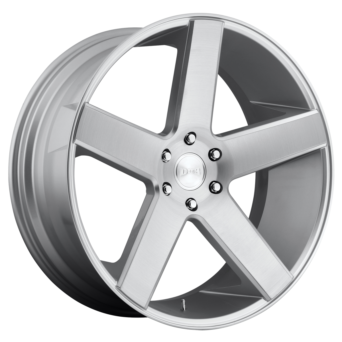BALLER 22x9.5 5x127.00 GLOSS SILVER BRUSHED (11 mm) - Tires and Engine Performance