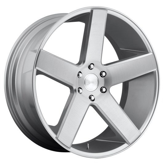BALLER 22x9.5 6x139.70 GLOSS SILVER BRUSHED (19 mm) - Tires and Engine Performance
