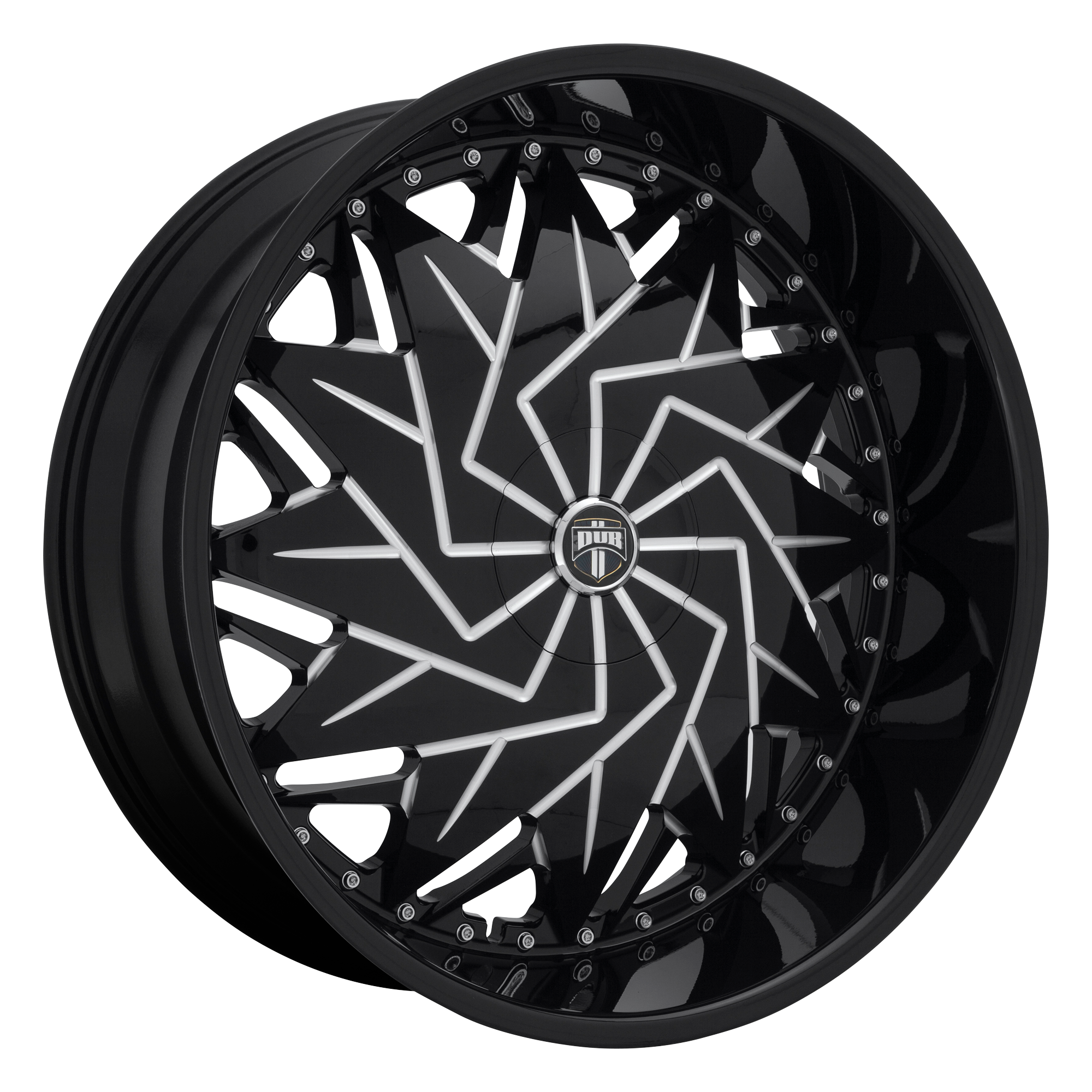 DAZR 26x9 5x114.30/5x120.00 GLOSS BLACK MILLED (25 mm) - Tires and Engine Performance