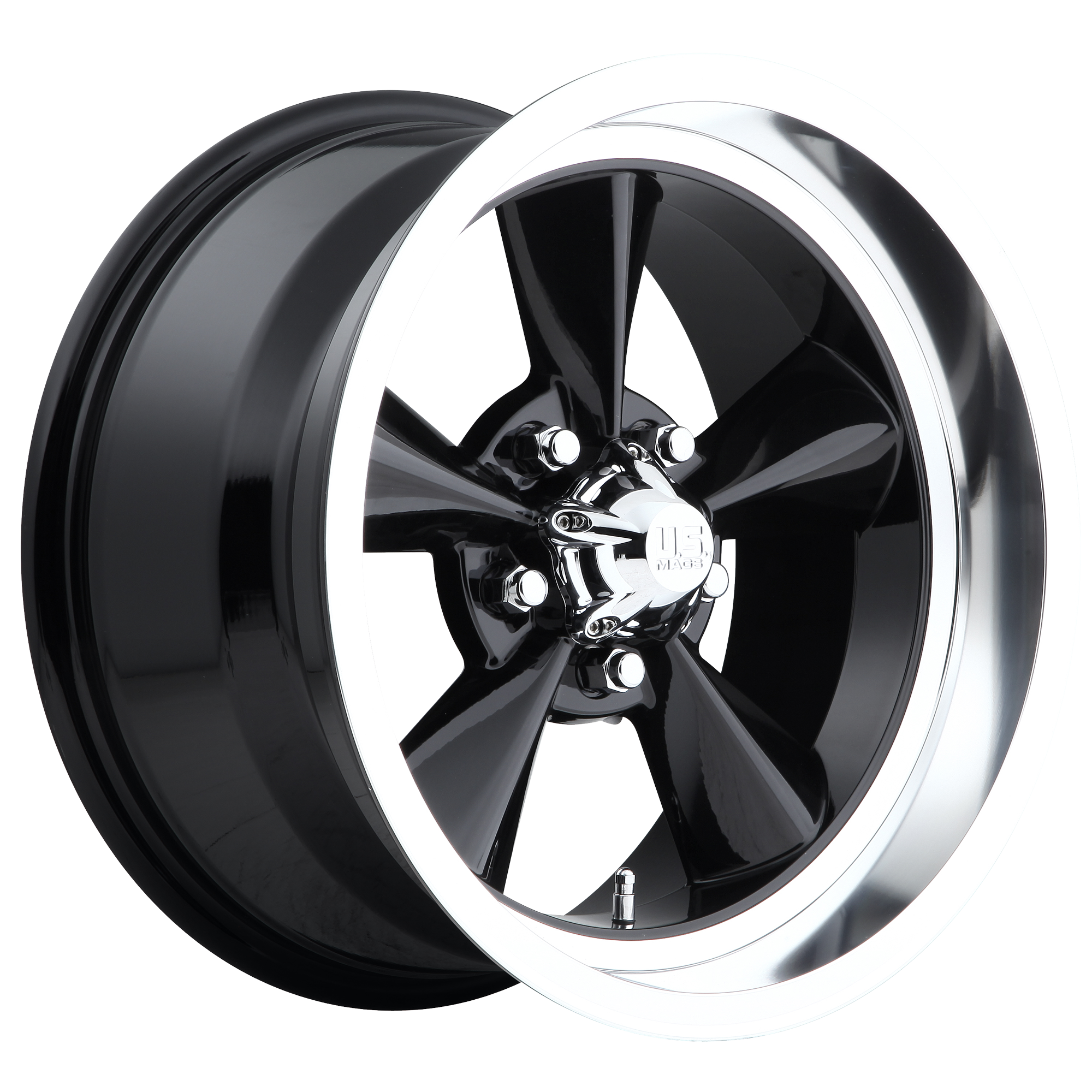 STANDARD 15x8 5x114.30 GLOSS BLACK (1 mm) - Tires and Engine Performance