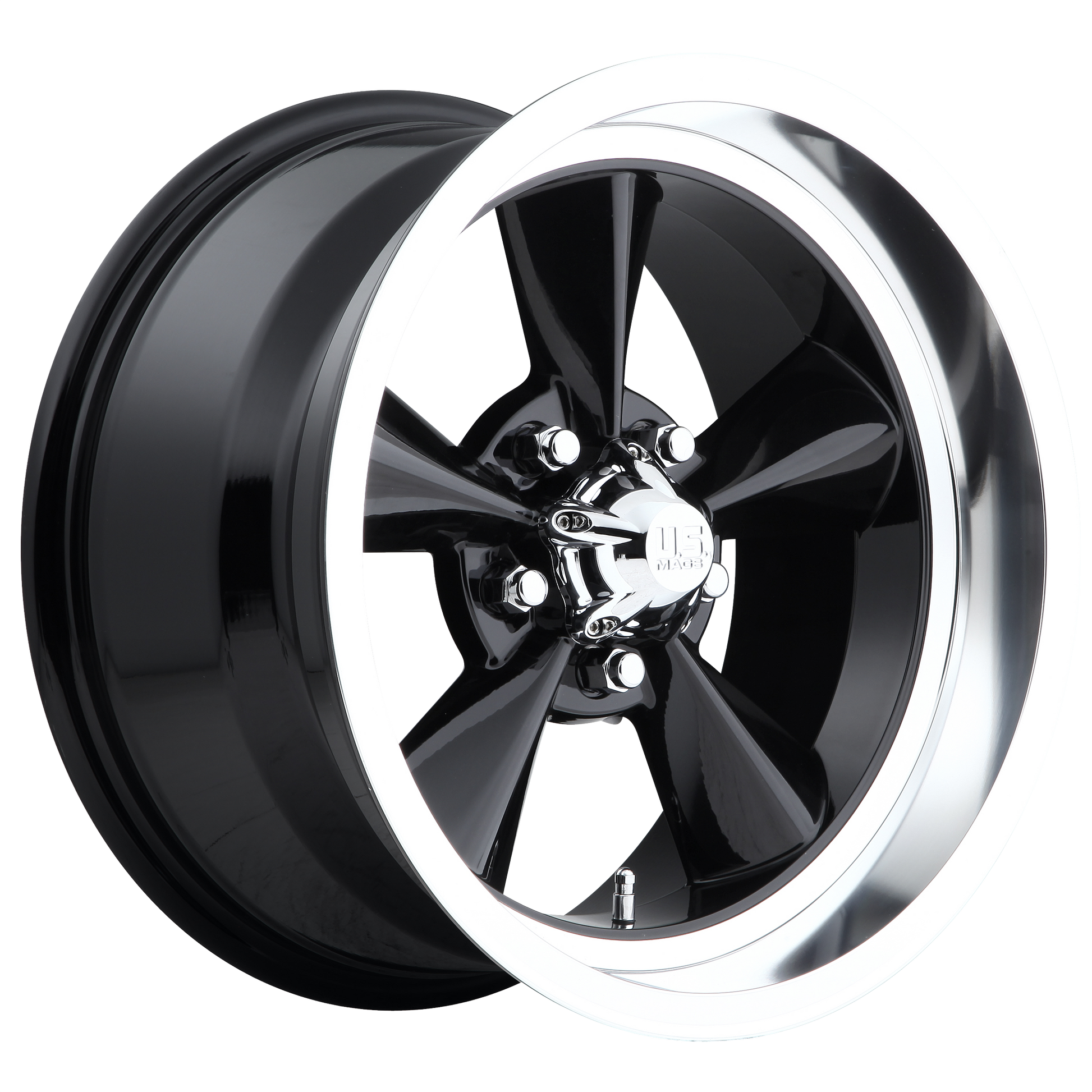 STANDARD 17x7 5x114.30 GLOSS BLACK (1 mm) - Tires and Engine Performance