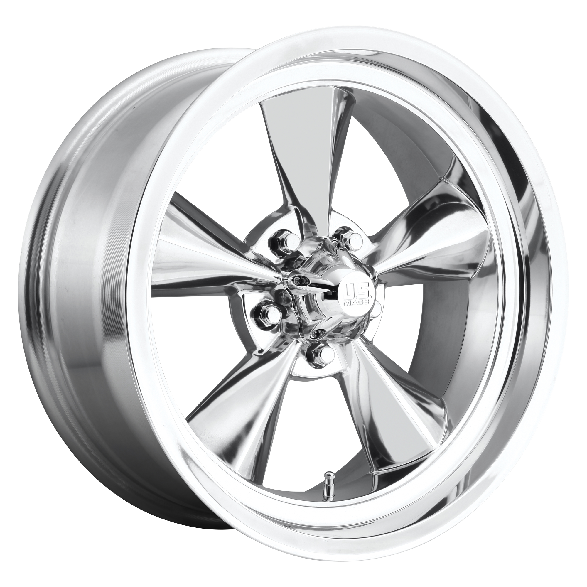 STANDARD 20x8 5x127.00 HIGH LUSTER POLISHED (1 mm) - Tires and Engine Performance