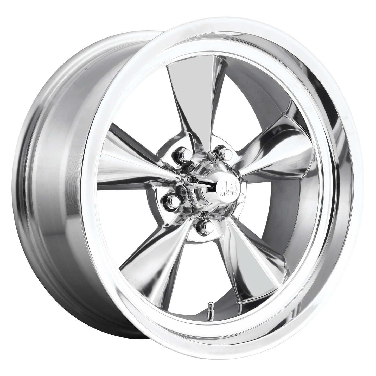 STANDARD 20x8 5x127.00 HIGH LUSTER POLISHED (1 mm) - Tires and Engine Performance