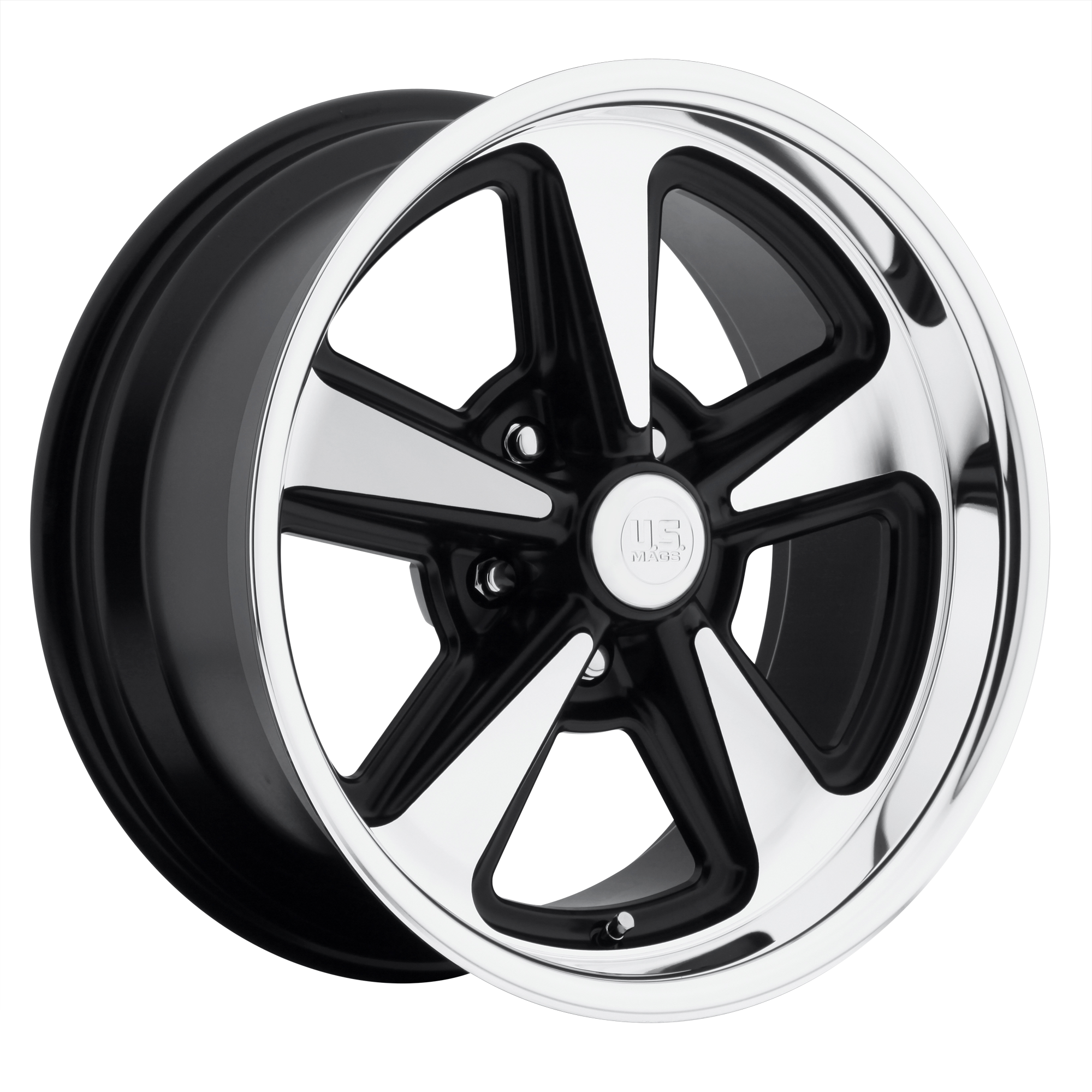 BANDIT 17x9 5x120.65 MATTE BLACK MACHINED (8 mm) - Tires and Engine Performance