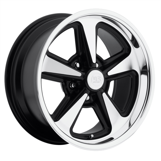 BANDIT 17x9 5x120.65 MATTE BLACK MACHINED (8 mm) - Tires and Engine Performance