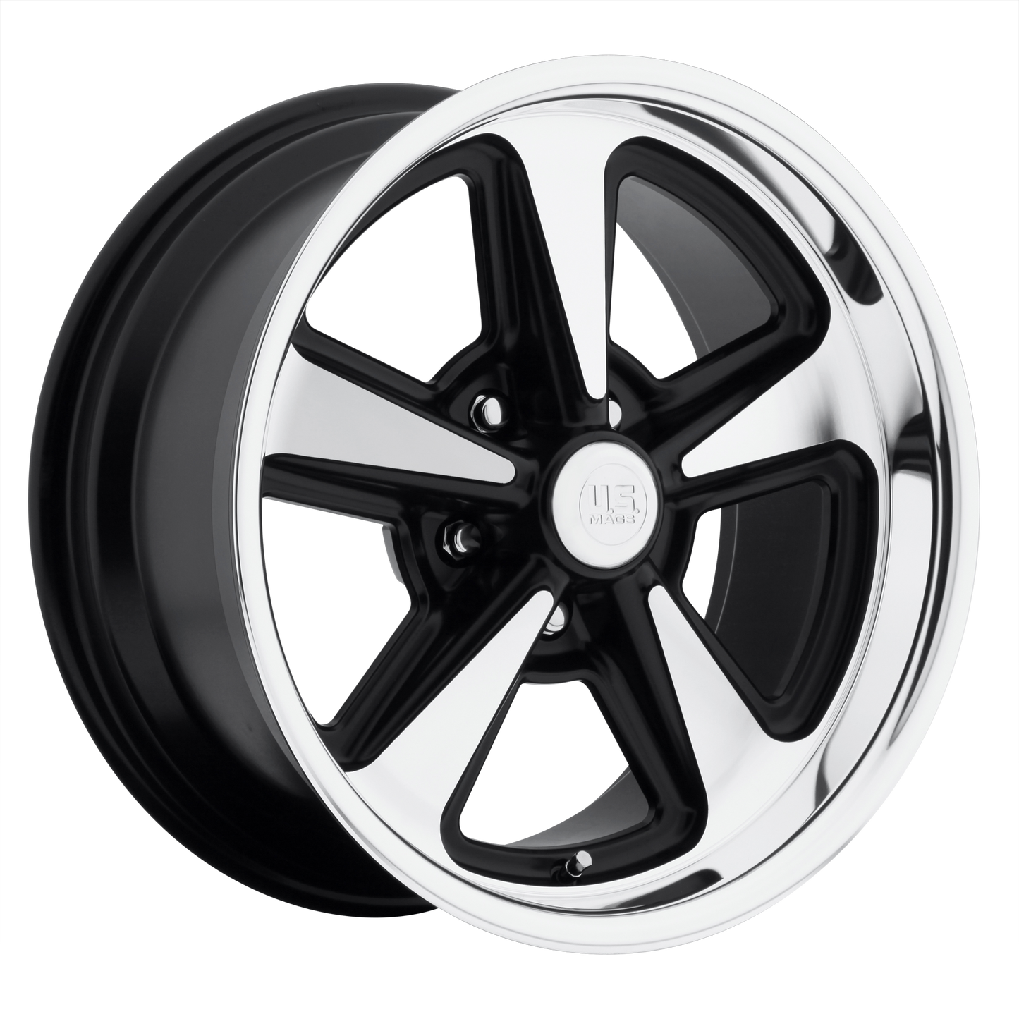 BANDIT 18x9 5x120.65 MATTE BLACK MACHINED (8 mm) - Tires and Engine Performance