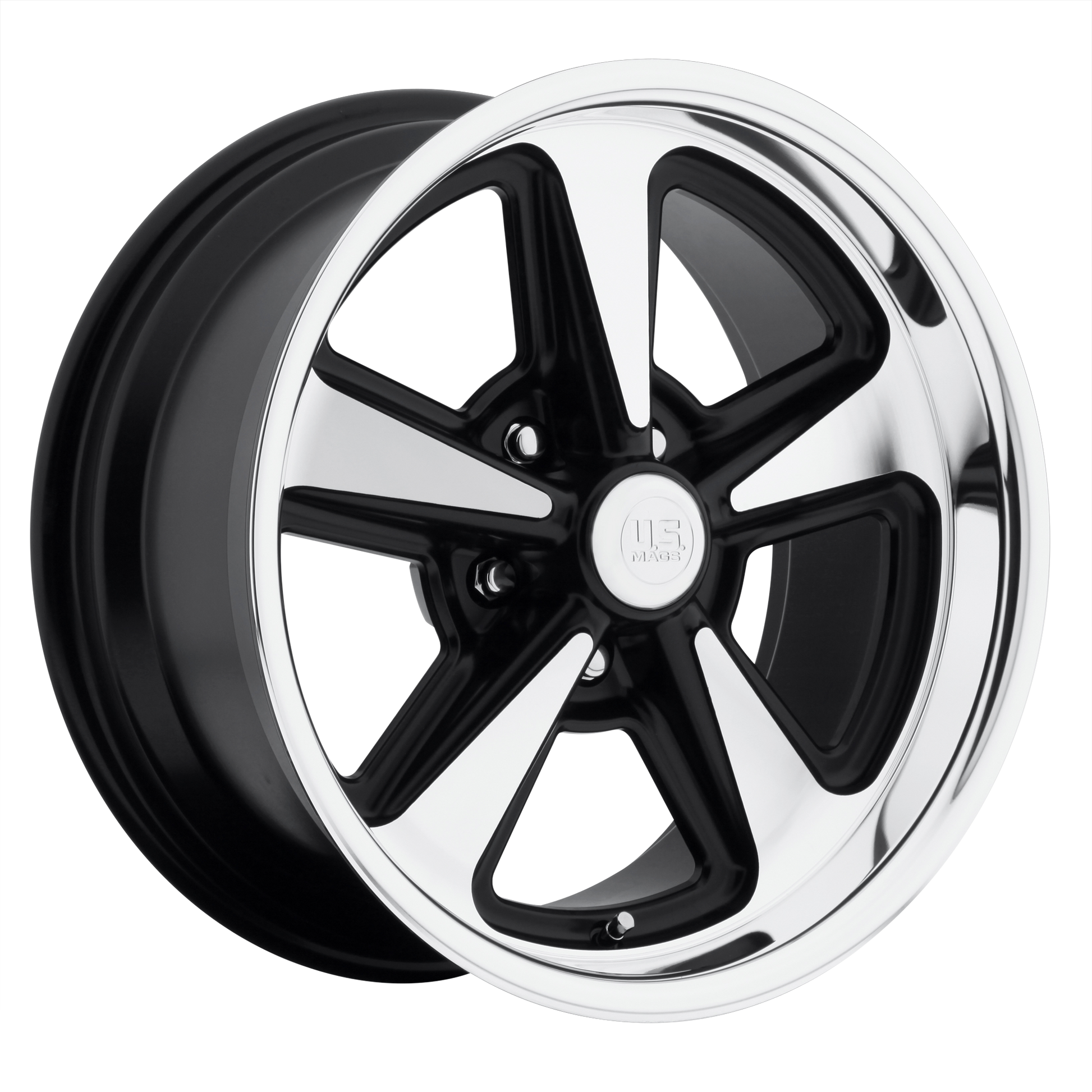 BANDIT 18x9 5x120.65 MATTE BLACK MACHINED (8 mm) - Tires and Engine Performance