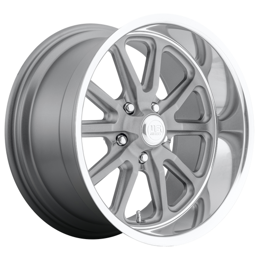 RAMBLER 15x8 5x120.65 MATTE GUN METAL MACHINED (1 mm) - Tires and Engine Performance