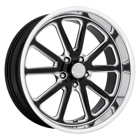 RAMBLER 17x7 5x120.65 GLOSS BLACK MILLED (1 mm) - Tires and Engine Performance