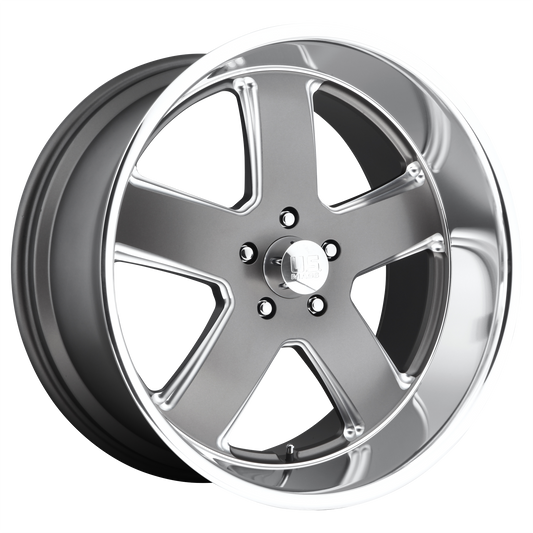 HUSTLER 20x9.5 5x120.65 MATTE GUN METAL (1 mm) - Tires and Engine Performance