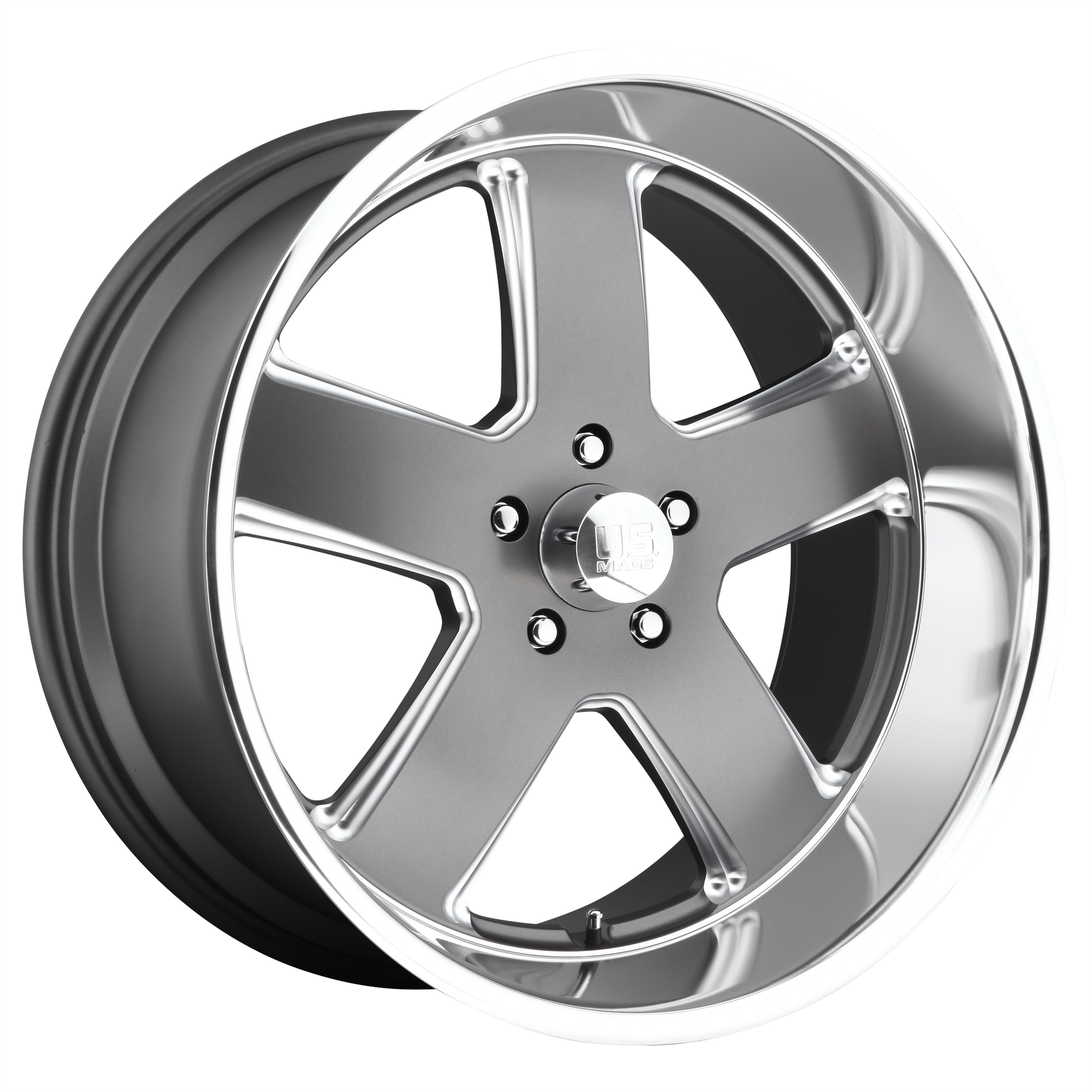 HUSTLER 20x8 5x127.00 MATTE GUN METAL (1 mm) - Tires and Engine Performance