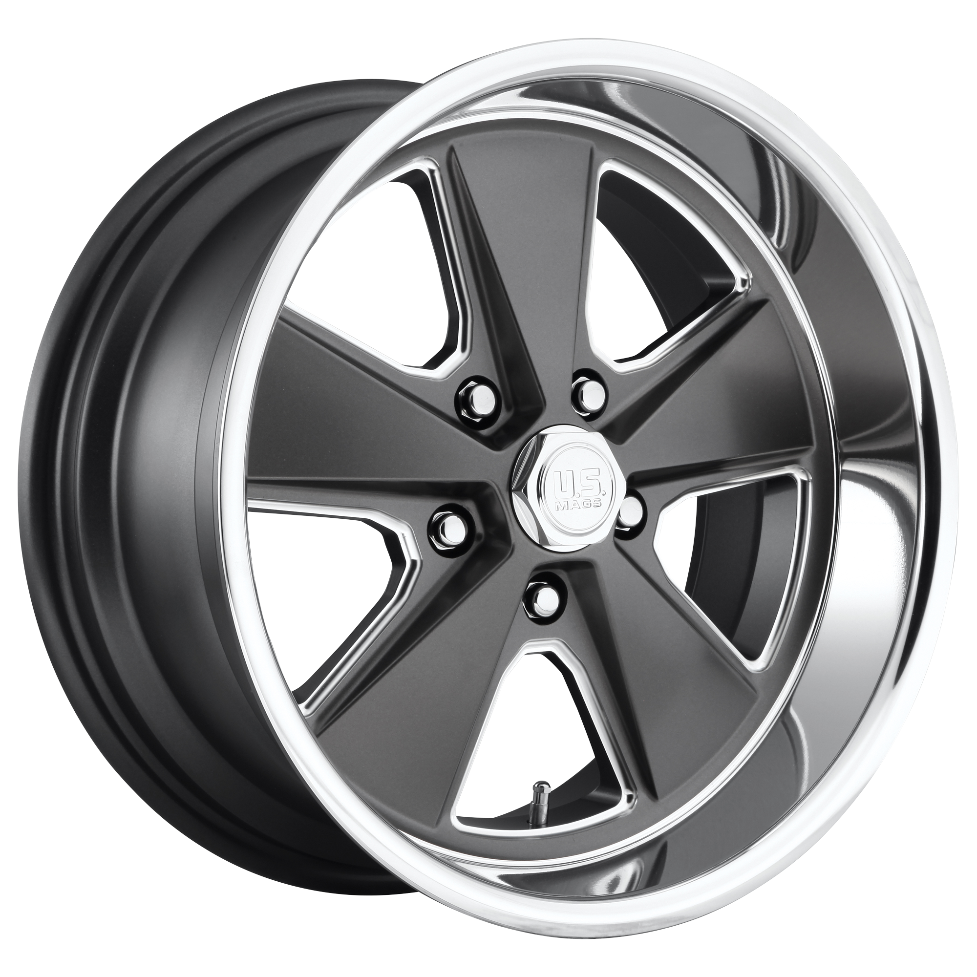 ROADSTER 20x8 5x127.00 MATTE GUN METAL MACHINED (1 mm) - Tires and Engine Performance