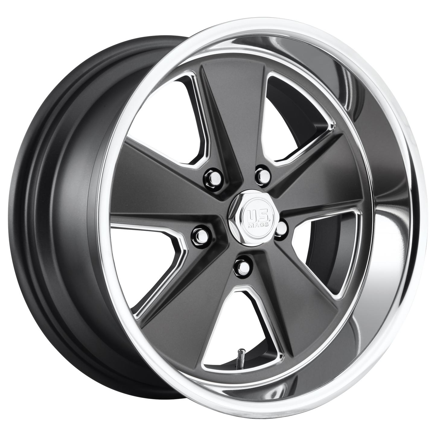 ROADSTER 18x9.5 5x114.30 MATTE GUN METAL MACHINED (1 mm) - Tires and Engine Performance