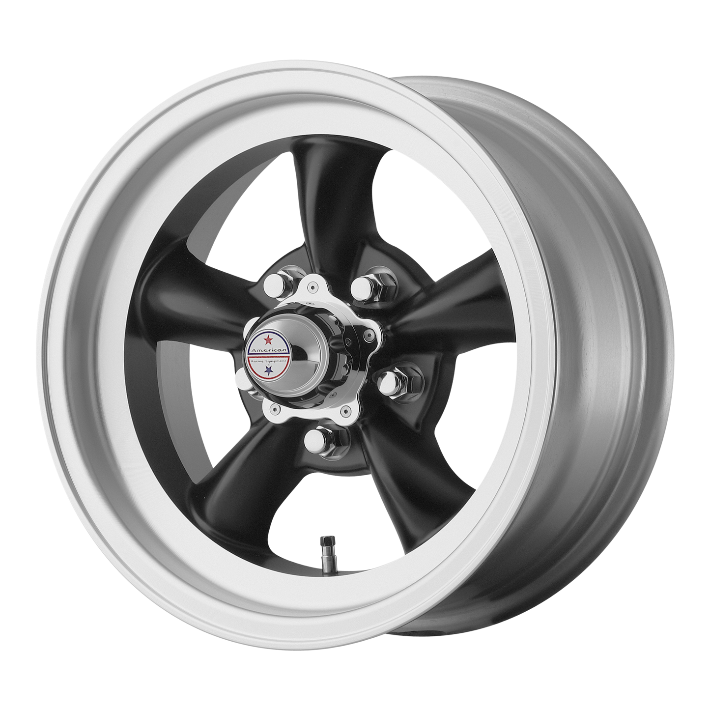 TORQ THRUST D 15x7 5x114.30 SATIN  BLACK W/ MACHINED LIP (-6 mm) - Tires and Engine Performance