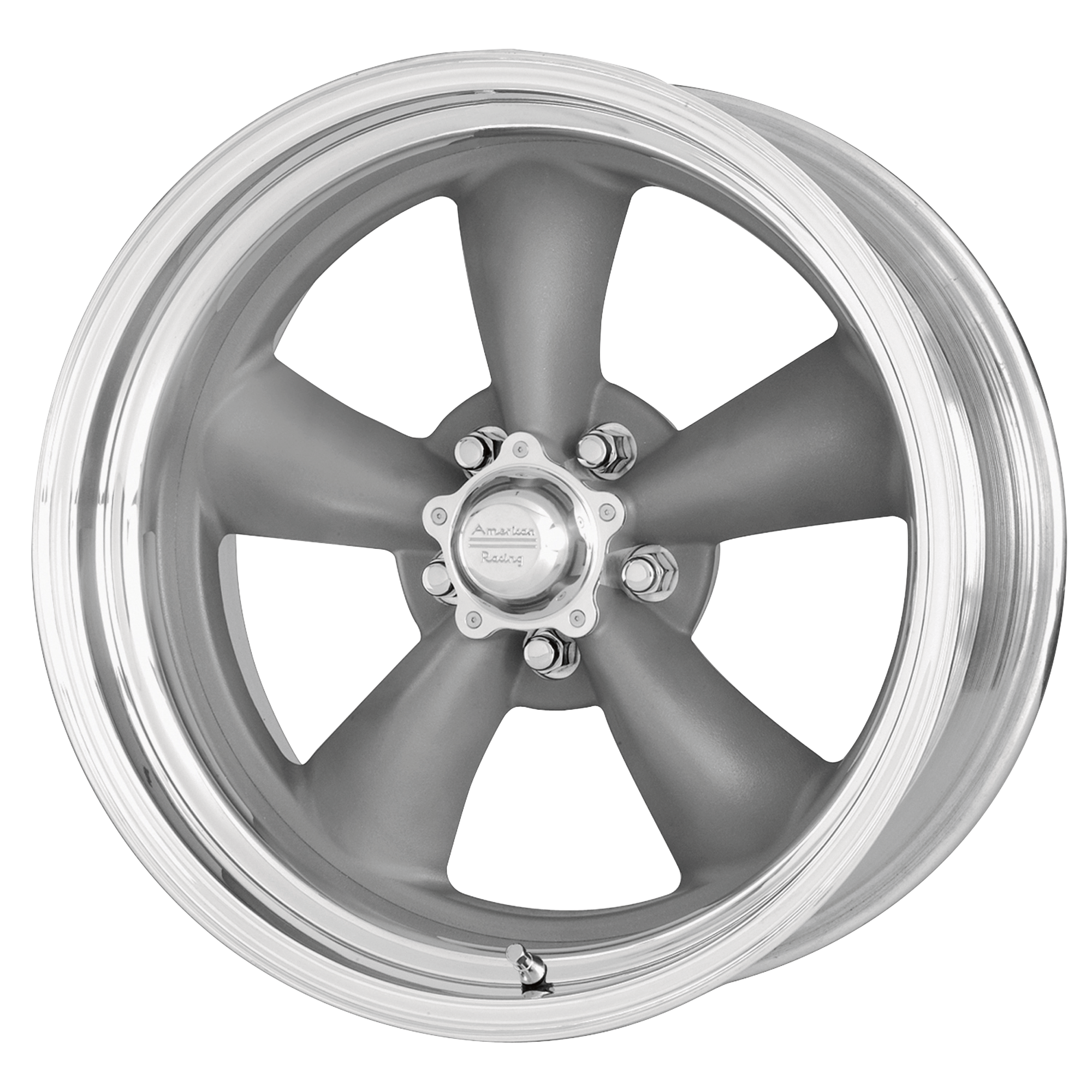 CLASSIC TORQ THRUST II ONE PIECE 14x7 5x120.65 MAG GRAY W/ MACHINED LIP (0 mm) - Tires and Engine Performance
