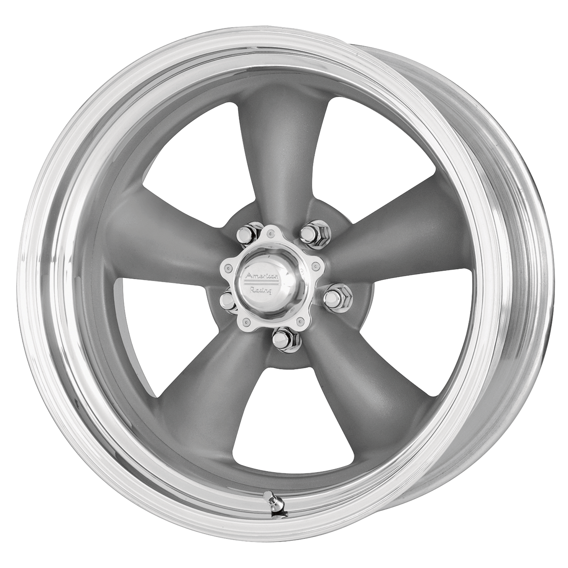 CLASSIC TORQ THRUST II ONE PIECE 20x8 Blank MAG GRAY W/ MACHINED LIP (0 mm) - Tires and Engine Performance