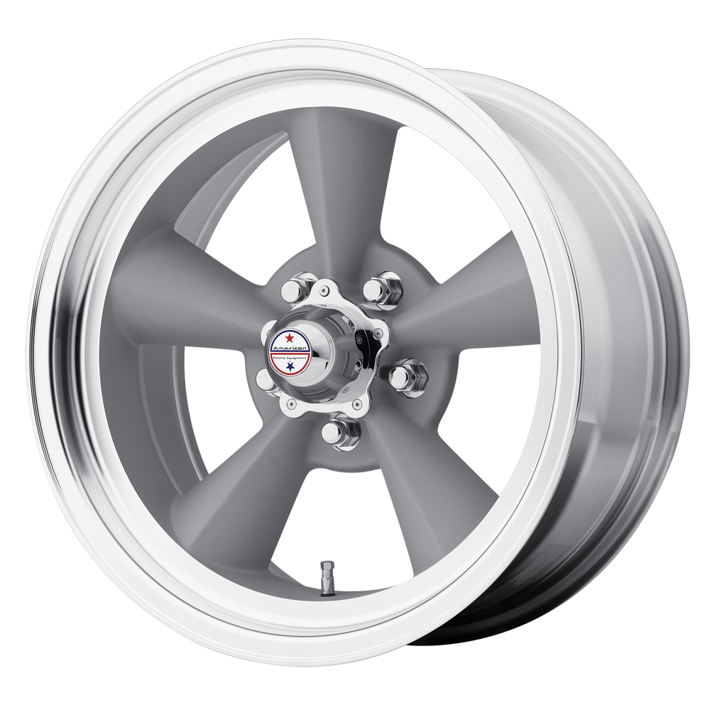 American Racing Vintage VN309 TT O 15X7 -6 5X120.65 VINTAGE SILVER MACHINED LIP
