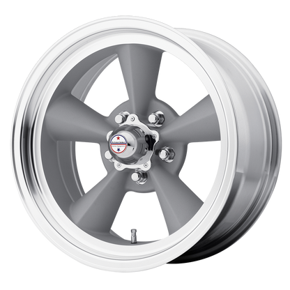 American Racing Vintage VN309 TT O 15X7 -6 5X120.65 VINTAGE SILVER MACHINED LIP