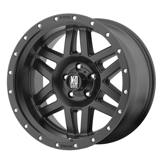 MACHETE 18x9 6x139.70 SATIN BLACK (-12 mm) - Tires and Engine Performance