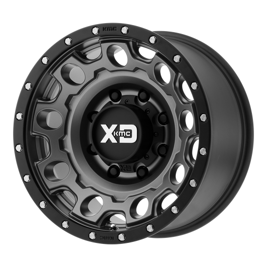 XD SERIES HOLESHOT 18x9 6x139.70 MATTE GRAY W/ BLACK RING (18 mm) - Tires and Engine Performance