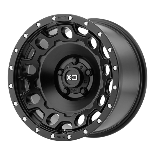 HOLESHOT 17x8.5 6x139.70 SATIN BLACK (34 mm) - Tires and Engine Performance