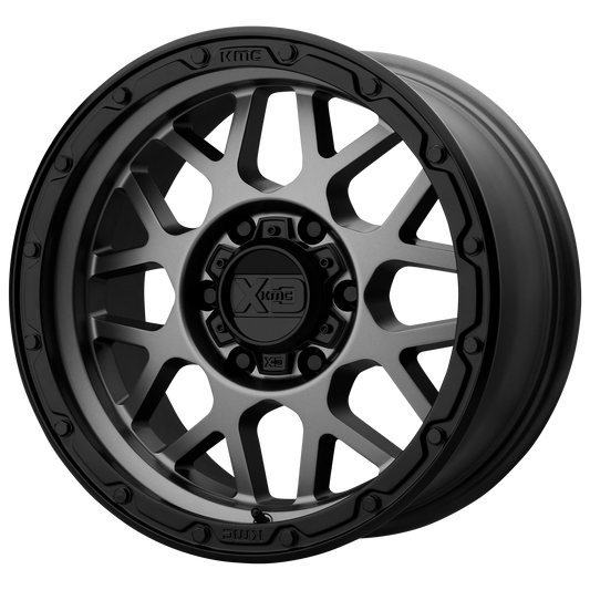 GRENADE OR 18x8.5 6x139.70 MATTE GRAY W/ MATTE BLACK LIP (0 mm) - Tires and Engine Performance