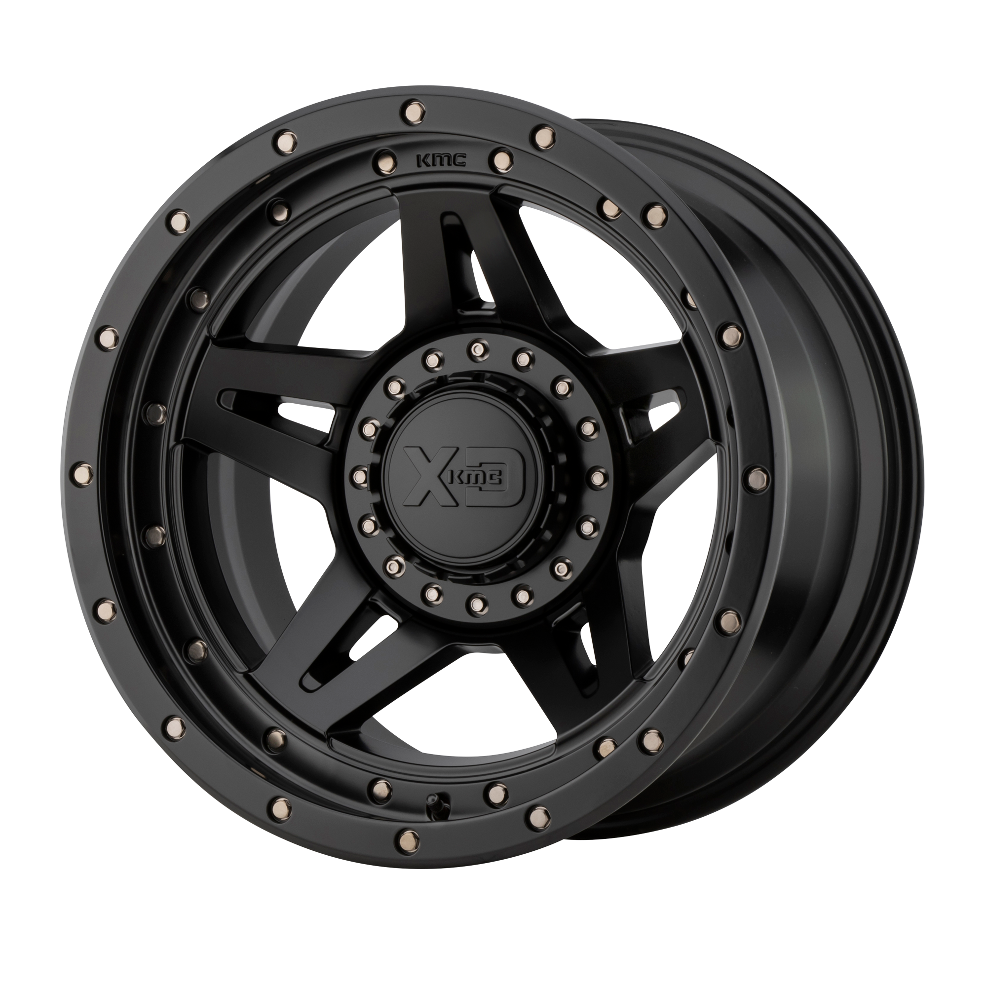 BRUTE 17x9 6x120.00/6x139.70 SATIN BLACK (-12 mm) - Tires and Engine Performance