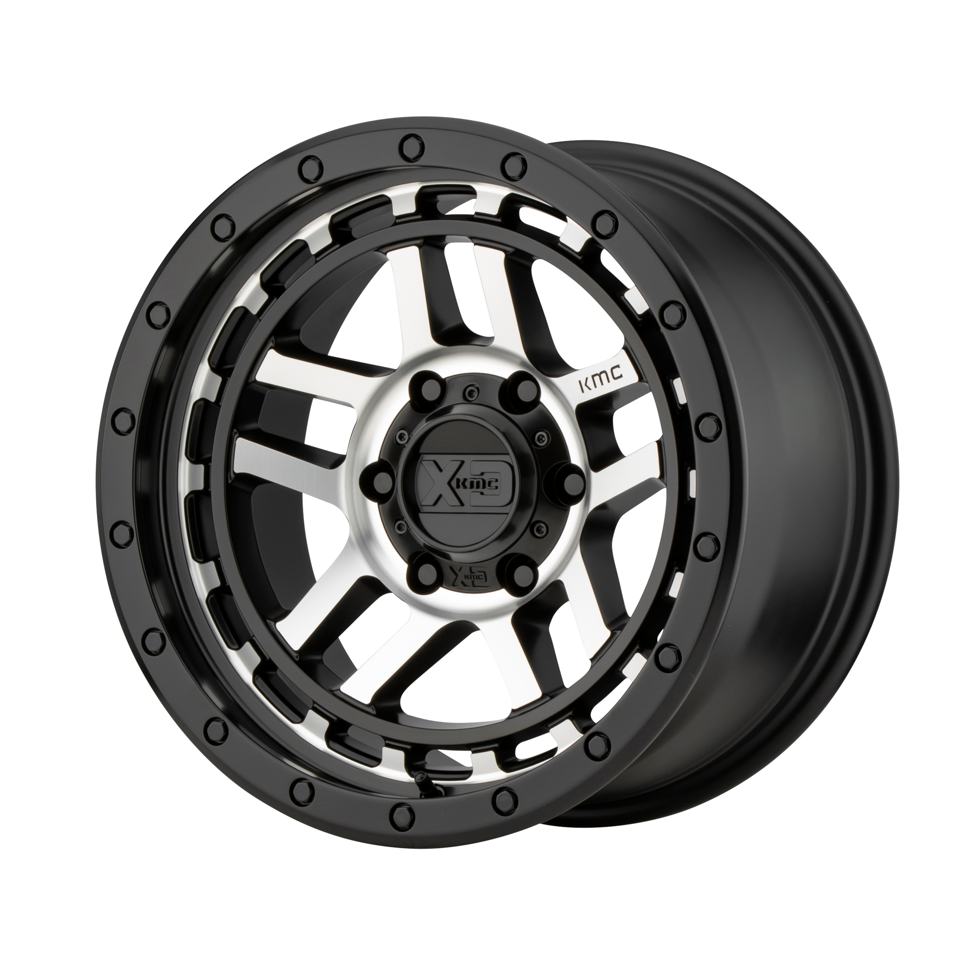 RECON 18x8.5 6x114.30 SATIN BLACK MACHINED (18 mm) - Tires and Engine Performance