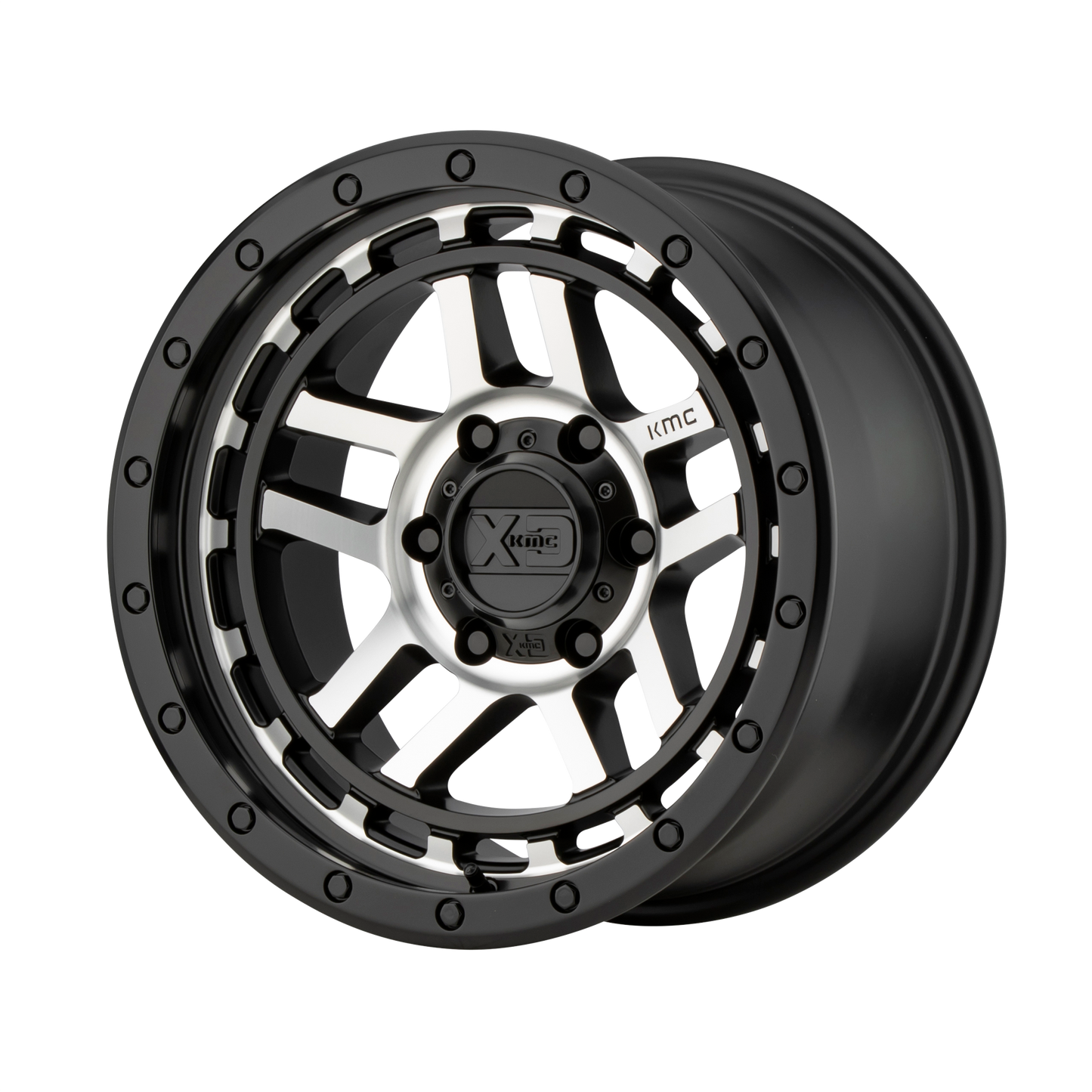 RECON 18x8.5 6x139.70 SATIN BLACK MACHINED (0 mm) - Tires and Engine Performance