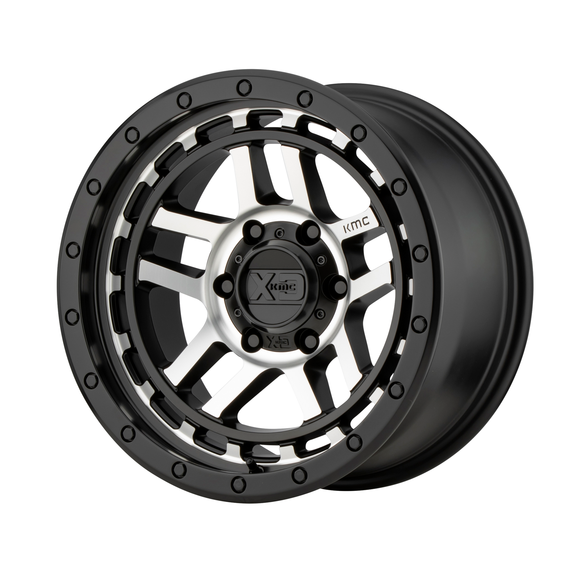 RECON 18x8.5 6x139.70 SATIN BLACK MACHINED (0 mm) - Tires and Engine Performance