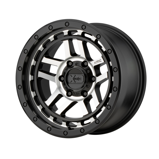 RECON 18x8.5 6x139.70 SATIN BLACK MACHINED (0 mm) - Tires and Engine Performance