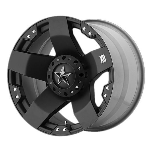 ROCKSTAR 17x8 Blank MATTE BLACK (35 mm) - Tires and Engine Performance